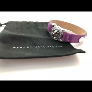 Marc by Marc Jacobs leather cuff bracelet